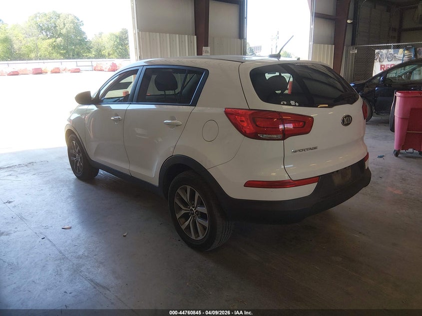 2014 Kia Sportage VIN KNDPB3AC0E7664297 IAAI salvage auction — RIGHT FRONT, Salvage Title, sold $1,350 on 2026-07-06 (photo 3)