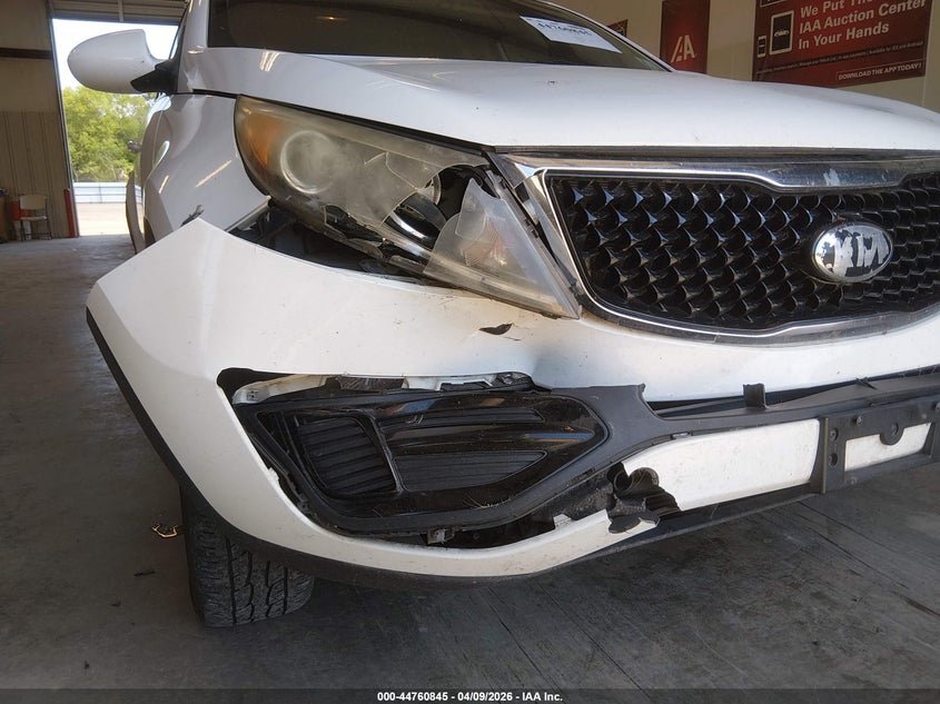 2014 Kia Sportage VIN KNDPB3AC0E7664297 IAAI salvage auction — RIGHT FRONT, Salvage Title, sold $1,350 on 2026-07-06 (photo 6)