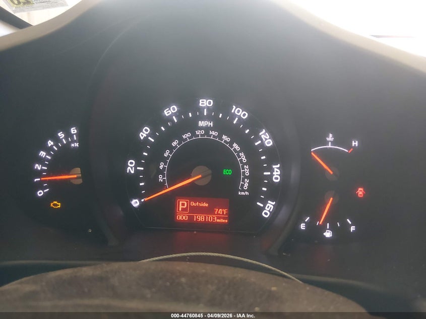 2014 Kia Sportage VIN KNDPB3AC0E7664297 IAAI salvage auction — RIGHT FRONT, Salvage Title, sold $1,350 on 2026-07-06 (photo 7)