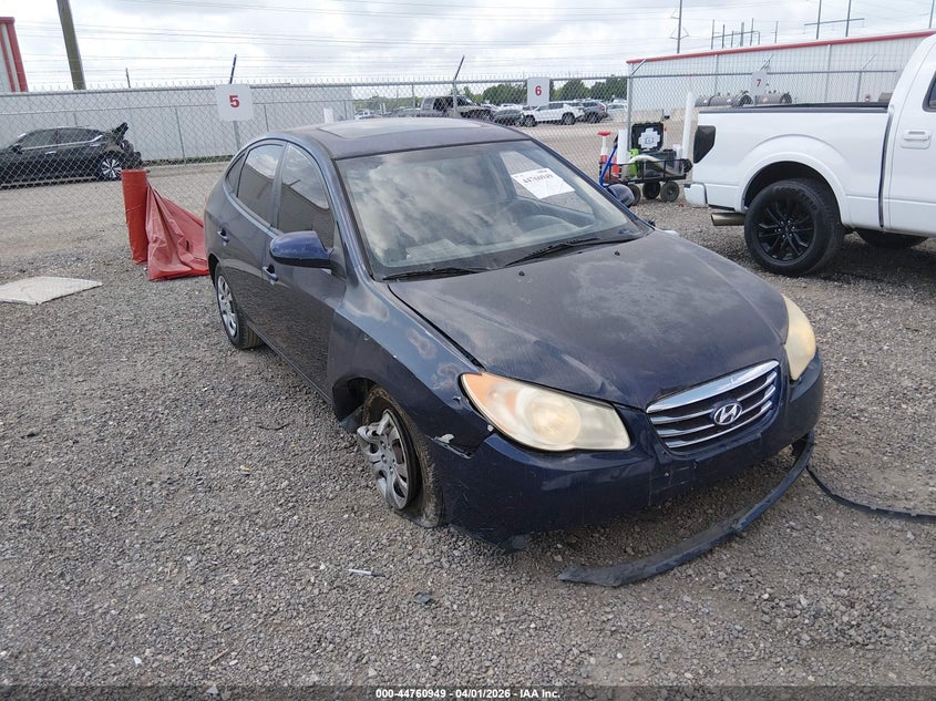 2010 Hyundai Elantra VIN KMHDU4AD7AU029998 IAAI salvage auction — SIDE, Salvage (Louisiana), sold $200 on 2026-07-08 (photo 1)