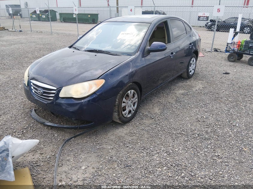2010 Hyundai Elantra VIN KMHDU4AD7AU029998 IAAI salvage auction — SIDE, Salvage (Louisiana), sold $200 on 2026-07-08 (photo 2)