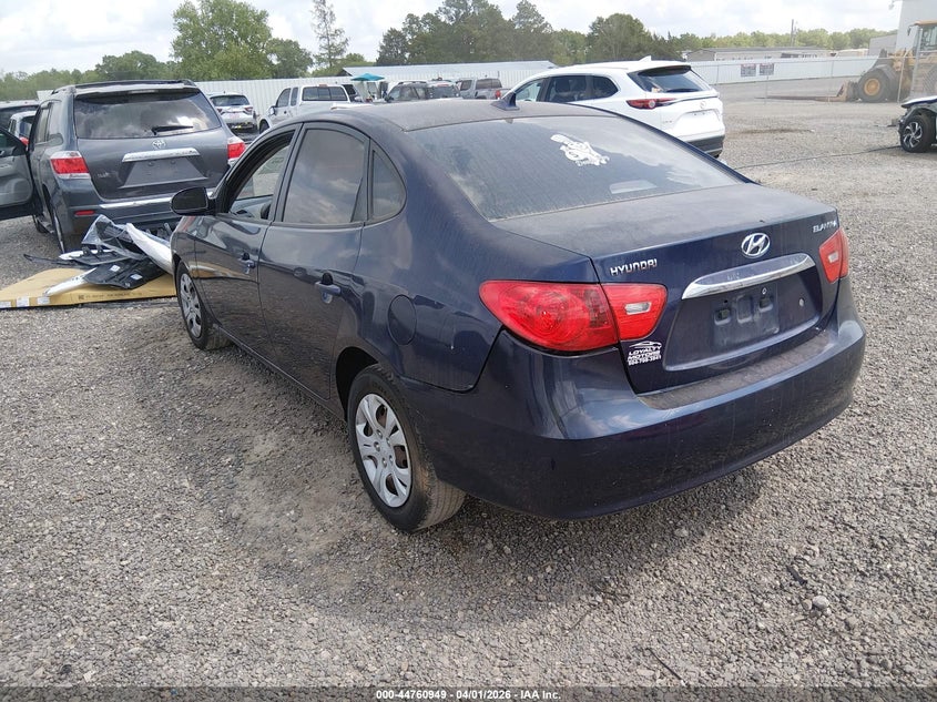 2010 Hyundai Elantra VIN KMHDU4AD7AU029998 IAAI salvage auction — SIDE, Salvage (Louisiana), sold $200 on 2026-07-08 (photo 3)