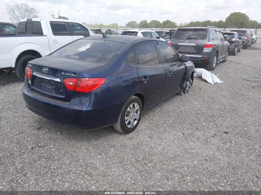 2010 Hyundai Elantra VIN KMHDU4AD7AU029998 IAAI salvage auction — SIDE, Salvage (Louisiana), sold $200 on 2026-07-08 (photo 4)