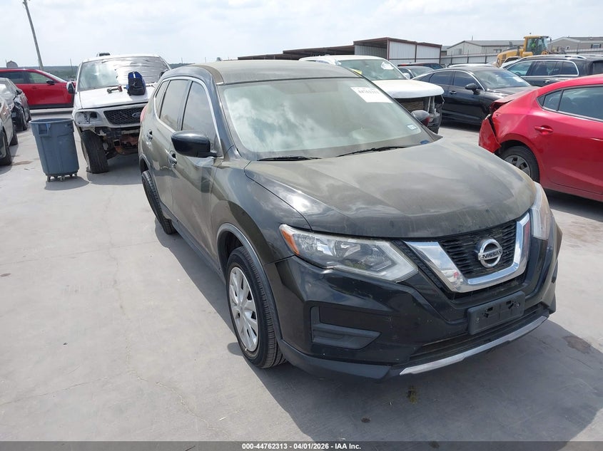 2017 Nissan Rogue VIN JN8AT2MV4HW261481 IAAI salvage auction — LEFT SIDE, Salvage (Texas), sold $2,150 on 2026-07-07 (photo 1)