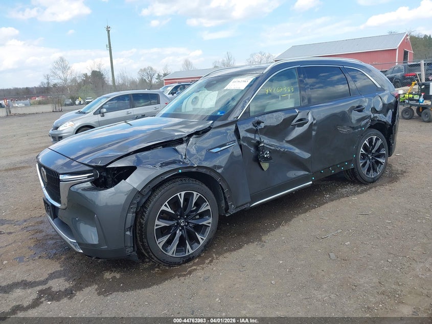 2024 Mazda Cx-90 VIN JM3KKEHA5R1120100 IAAI salvage auction — LEFT SIDE, Salvage (Virginia), sold $10,300 on 2026-07-21 (photo 2)