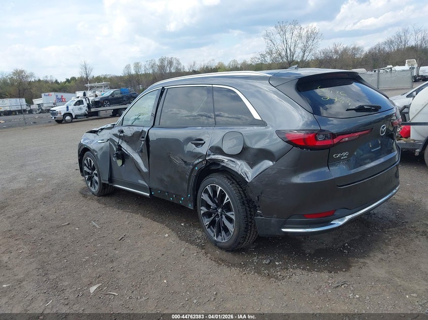 2024 Mazda Cx-90 VIN JM3KKEHA5R1120100 IAAI salvage auction — LEFT SIDE, Salvage (Virginia), sold $10,300 on 2026-07-21 (photo 3)