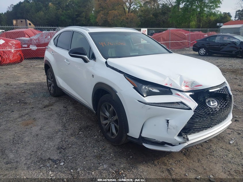 2017 Lexus Nx VIN JTJYARBZ9H2058749 — IAAI salvage auction photo