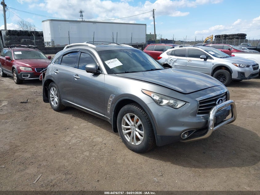 2012 Infiniti Fx VIN JN8AS1MW5CM155874 IAAI salvage auction — REAR END, Salvage (Pennsylvania), sold $1,300 on 2026-07-19 (photo 1)