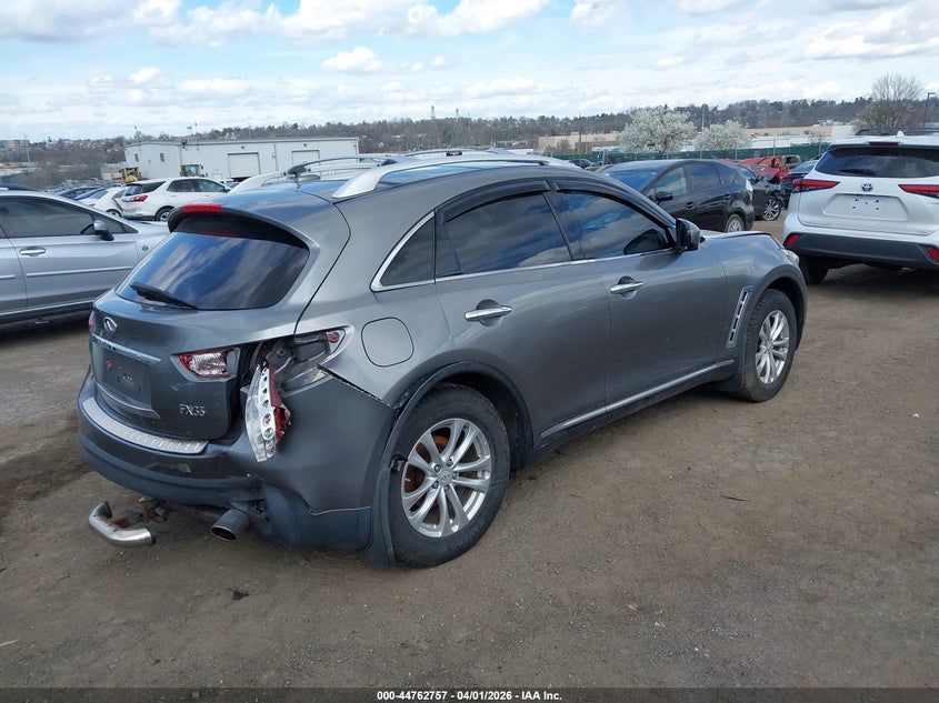 2012 Infiniti Fx VIN JN8AS1MW5CM155874 IAAI salvage auction — REAR END, Salvage (Pennsylvania), sold $1,300 on 2026-07-19 (photo 4)