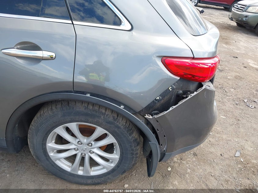 2012 Infiniti Fx VIN JN8AS1MW5CM155874 IAAI salvage auction — REAR END, Salvage (Pennsylvania), sold $1,300 on 2026-07-19 (photo 6)