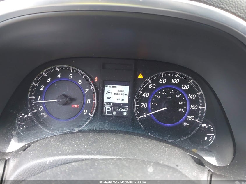2012 Infiniti Fx VIN JN8AS1MW5CM155874 IAAI salvage auction — REAR END, Salvage (Pennsylvania), sold $1,300 on 2026-07-19 (photo 7)