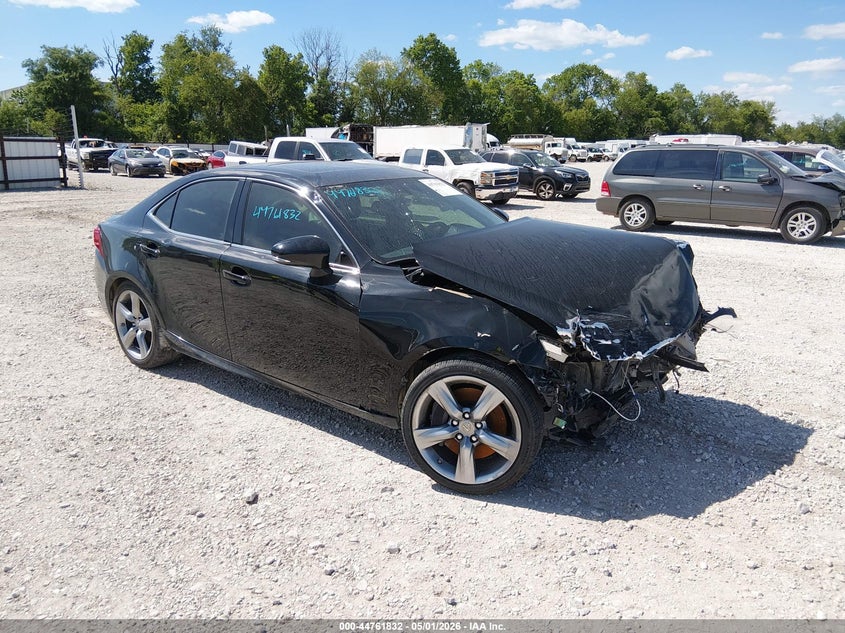 2014 Lexus Is VIN JTHBE1D23E5008551 IAAI salvage auction — FRONT END, Salvage (Missouri), sold $25 on 2026-07-27 (photo 1)