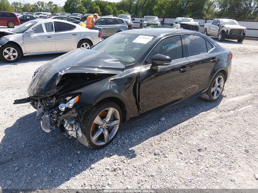 2014 Lexus Is VIN JTHBE1D23E5008551 IAAI salvage auction — FRONT END, Salvage (Missouri), sold $25 on 2026-07-27 (photo 2)