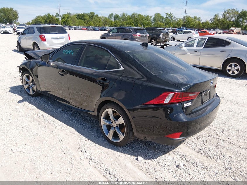 2014 Lexus Is VIN JTHBE1D23E5008551 IAAI salvage auction — FRONT END, Salvage (Missouri), sold $25 on 2026-07-27 (photo 3)