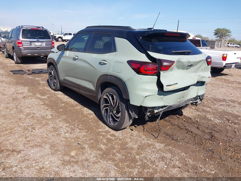 2024 Chevrolet Trailblazer VIN KL79MTSL3RB038714 IAAI salvage auction — REAR END, Original (Texas), sold $6,000 on 2026-07-29 (photo 3)
