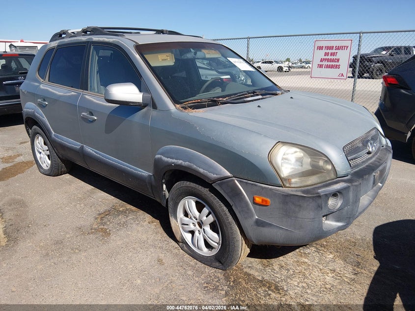 2006 Hyundai Tucson VIN KM8JN12D96U359663 IAAI salvage auction — RIGHT FRONT, Salvage (Texas), sold $500 on 2026-07-29 (photo 1)