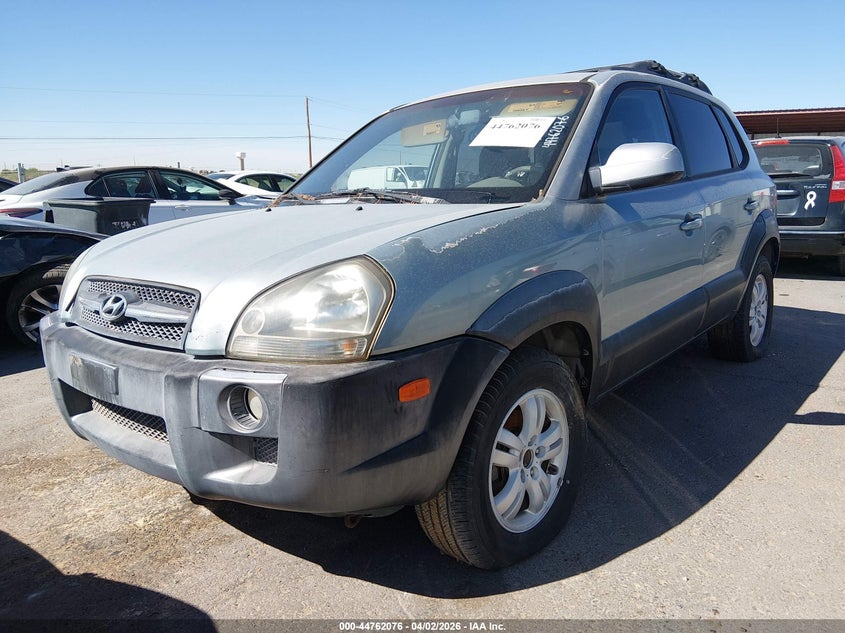2006 Hyundai Tucson VIN KM8JN12D96U359663 IAAI salvage auction — RIGHT FRONT, Salvage (Texas), sold $500 on 2026-07-29 (photo 2)