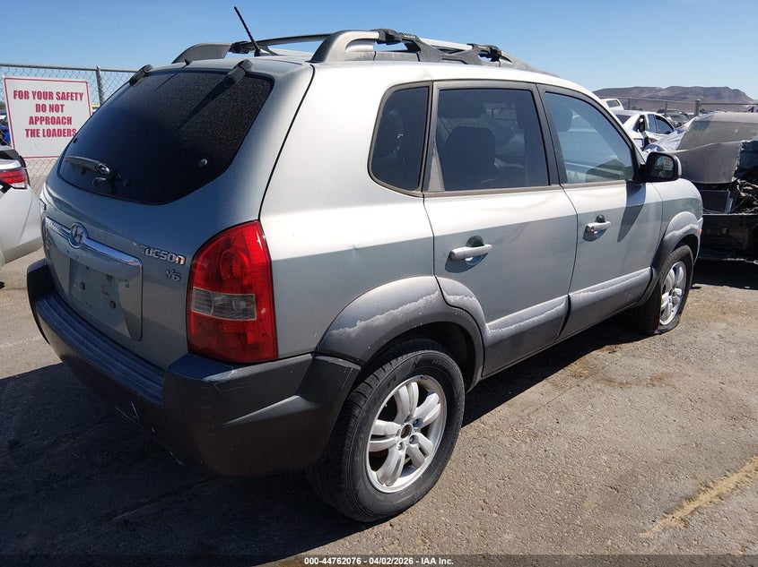 2006 Hyundai Tucson VIN KM8JN12D96U359663 IAAI salvage auction — RIGHT FRONT, Salvage (Texas), sold $500 on 2026-07-29 (photo 4)