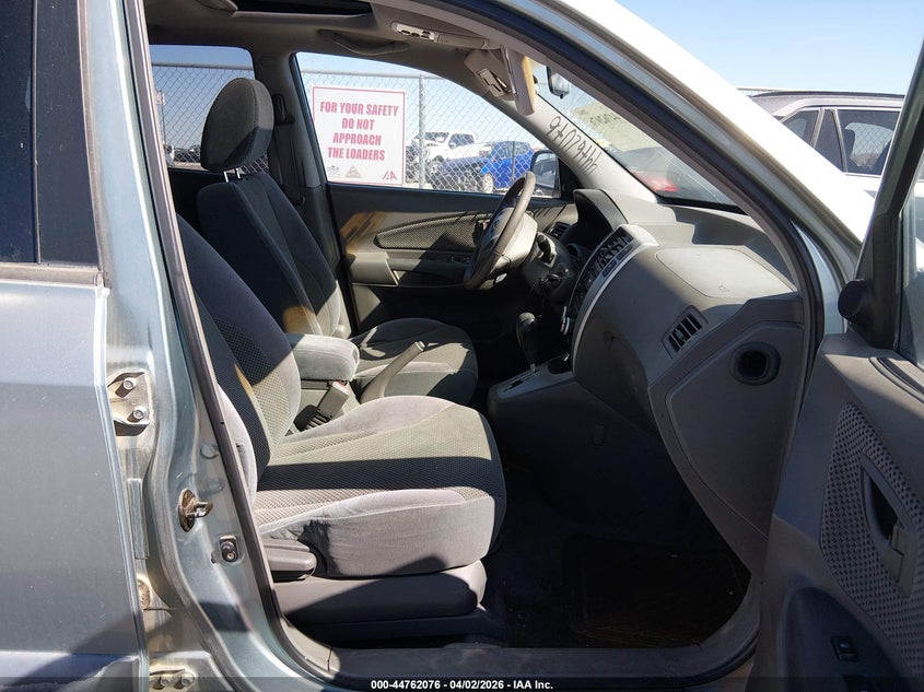 2006 Hyundai Tucson VIN KM8JN12D96U359663 IAAI salvage auction — RIGHT FRONT, Salvage (Texas), sold $500 on 2026-07-29 (photo 5)