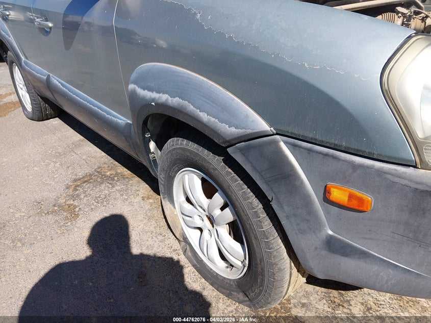 2006 Hyundai Tucson VIN KM8JN12D96U359663 IAAI salvage auction — RIGHT FRONT, Salvage (Texas), sold $500 on 2026-07-29 (photo 6)