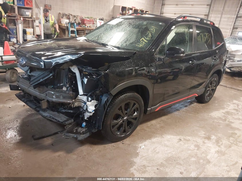 2020 Subaru Forester VIN JF2SKAMC1LH555124 IAAI salvage auction — FRONT & REAR, Wait Title, sold $900 on 2026-07-14 (photo 2)