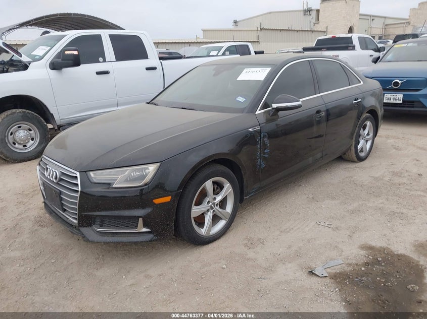 2019 Audi A4 VIN WAUGMAF49KA014573 IAAI salvage auction — LEFT SIDE, Salvage (Texas), sold $3,750 on 2026-07-20 (photo 2)