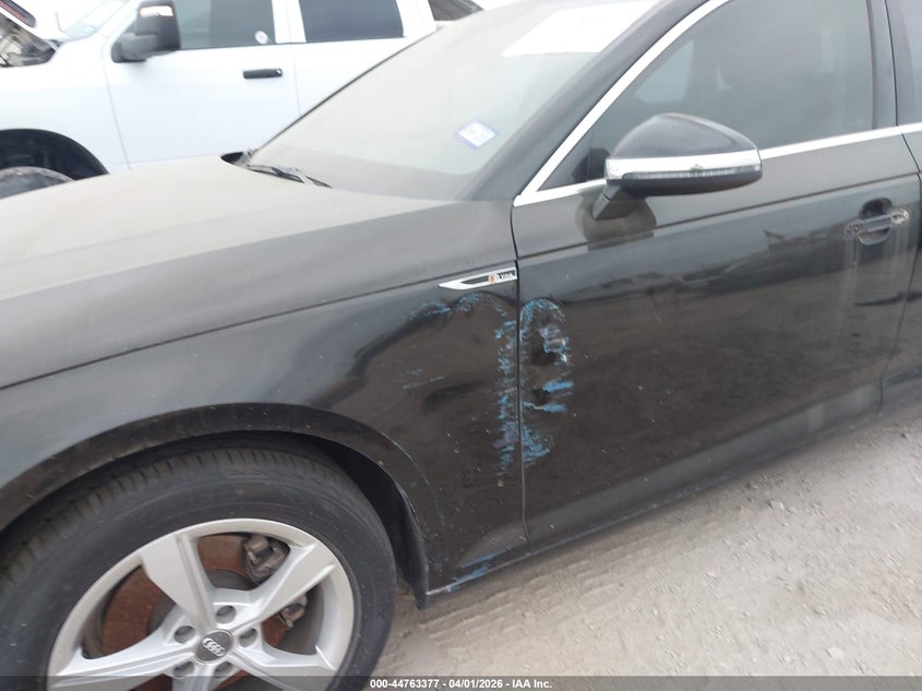 2019 Audi A4 VIN WAUGMAF49KA014573 IAAI salvage auction — LEFT SIDE, Salvage (Texas), sold $3,750 on 2026-07-20 (photo 6)
