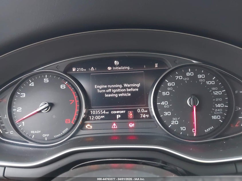 2019 Audi A4 VIN WAUGMAF49KA014573 IAAI salvage auction — LEFT SIDE, Salvage (Texas), sold $3,750 on 2026-07-20 (photo 7)
