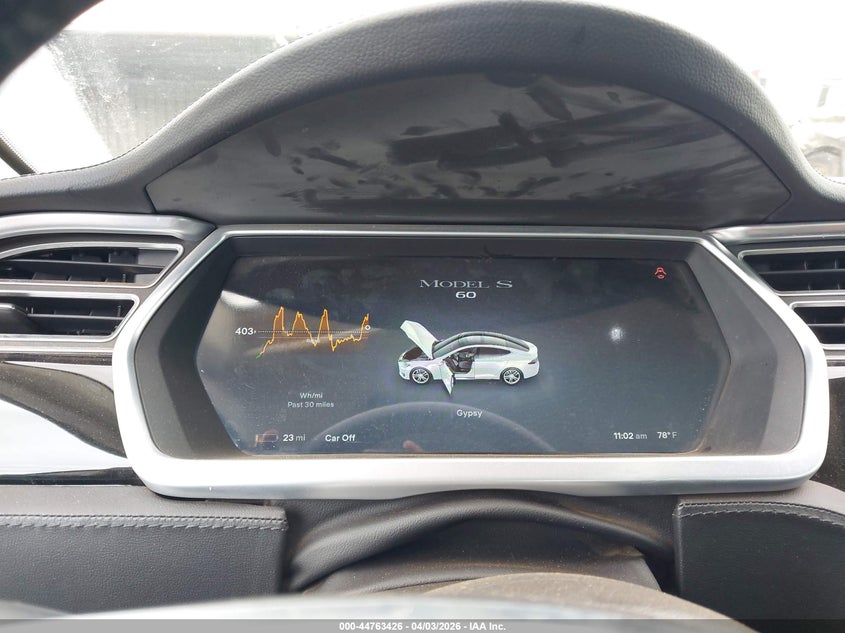 2013 Tesla Model s VIN 5YJSA1AC8DFP10890 IAAI salvage auction — FRESH WATER, Salvage (Hawaii), sold $1,050 on 2026-07-07 (photo 7)