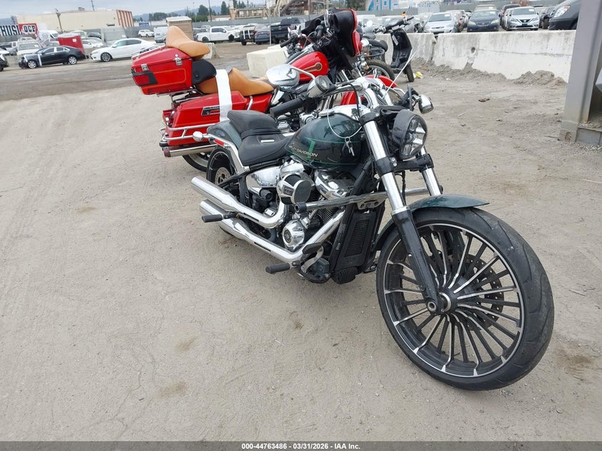 2024 Harley-davidson Breakout VIN 1HD1YEZ22RB013816 IAAI salvage auction — FRONT END, Wait Title, sold $7,750 on 2026-07-08 (photo 1)
