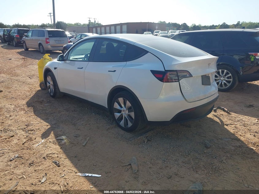 2023 Tesla Model y VIN 7SAYGAEE6PF758870 IAAI salvage auction — RIGHT REAR, Wait Title, sold $11,000 on 2026-07-16 (photo 3)