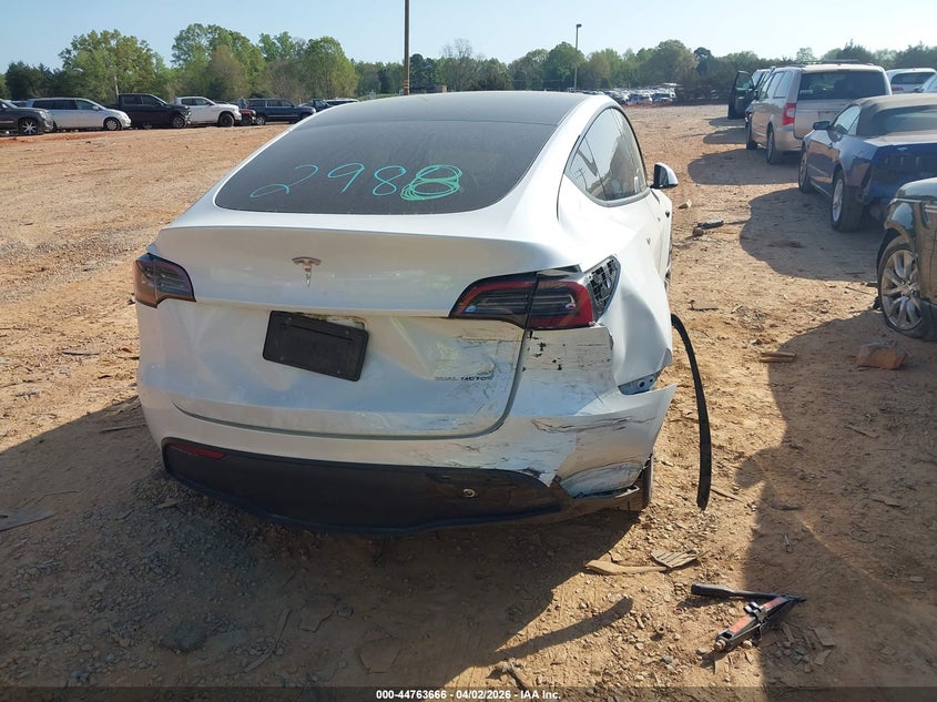 2023 Tesla Model y VIN 7SAYGAEE6PF758870 IAAI salvage auction — RIGHT REAR, Wait Title, sold $11,000 on 2026-07-16 (photo 6)