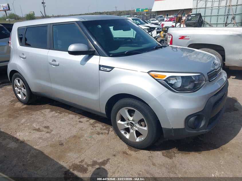 2017 Kia Soul VIN KNDJN2A27H7422383 IAAI salvage auction — HAIL, Clear (Oklahoma), sold $2,800 on 2026-07-29 (photo 1)