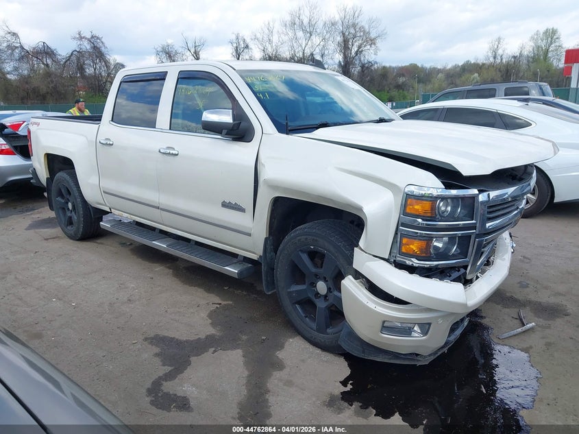 2015 Chevrolet VIN 3GCUKTEC6FG190455 IAAI salvage auction — FRONT END, Wait Title, sold $3,800 on 2026-07-18 (photo 1)