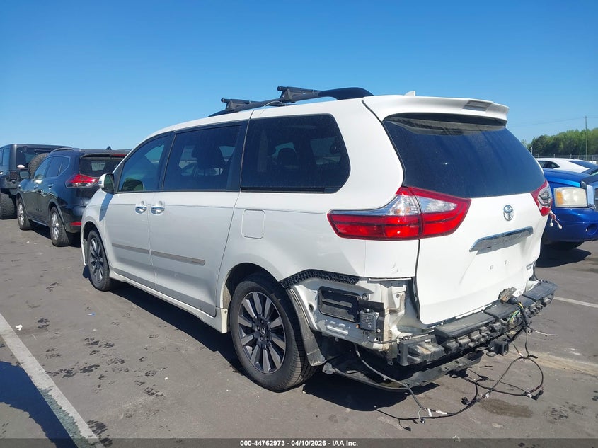 2019 Toyota Sienna VIN 5TDDZ3DC8KS212268 IAAI salvage auction — REAR END, Salvage Title, sold $12,250 on 2026-07-29 (photo 3)