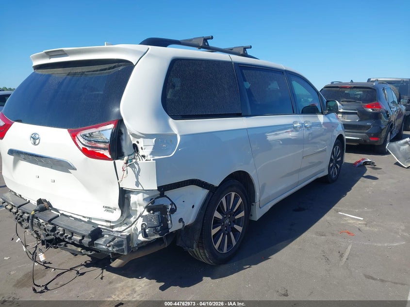 2019 Toyota Sienna VIN 5TDDZ3DC8KS212268 IAAI salvage auction — REAR END, Salvage Title, sold $12,250 on 2026-07-29 (photo 4)