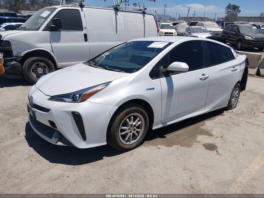 2021 Toyota Prius VIN JTDKAMFU9M3142312 IAAI salvage auction — UNKNOWN, Salvage (California), sold $2,600 on 2026-07-08 (photo 2)