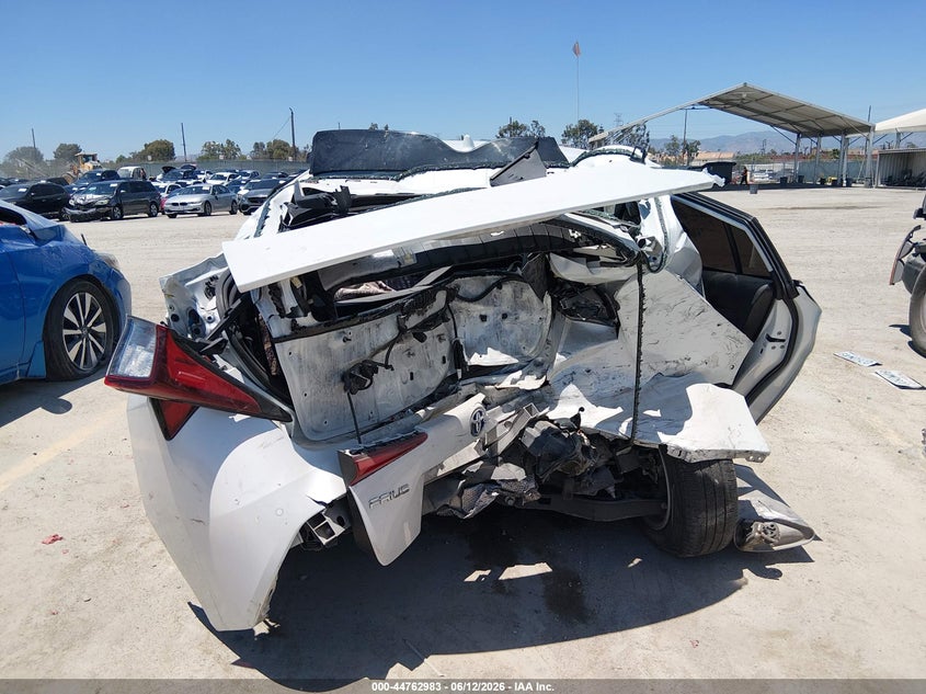2021 Toyota Prius VIN JTDKAMFU9M3142312 IAAI salvage auction — UNKNOWN, Salvage (California), sold $2,600 on 2026-07-08 (photo 6)