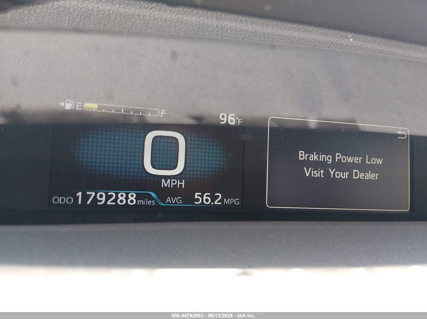 2021 Toyota Prius VIN JTDKAMFU9M3142312 IAAI salvage auction — UNKNOWN, Salvage (California), sold $2,600 on 2026-07-08 (photo 7)