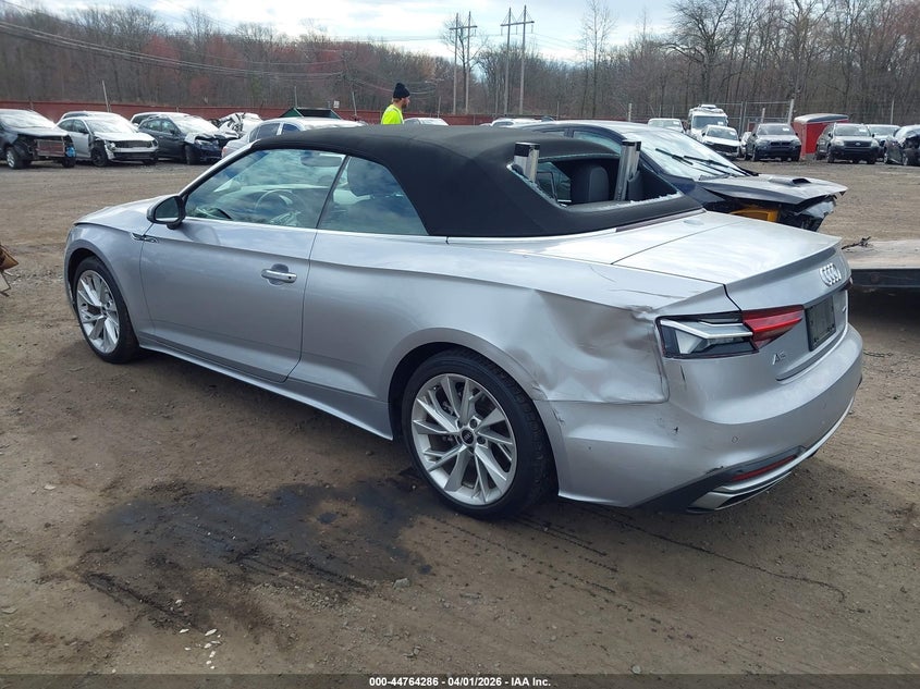 2021 Audi A5 VIN WAUWAGF57MN003938 IAAI salvage auction — FRONT & REAR, Wait Title, sold $4,950 on 2026-07-15 (photo 3)