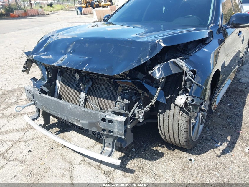 2014 Infiniti Q50 VIN JN1BV7AP8EM677279 IAAI salvage auction — FRONT END, Wait Title, sold $1,150 on 2026-07-07 (photo 6)
