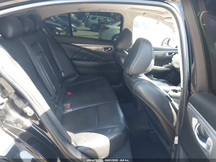 2014 Infiniti Q50 VIN JN1BV7AP8EM677279 IAAI salvage auction — FRONT END, Wait Title, sold $1,150 on 2026-07-07 (photo 8)