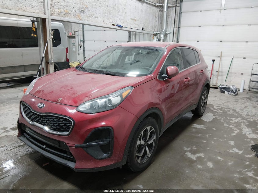 2021 Kia Sportage VIN KNDPM3AC9M7931218 IAAI salvage auction — FRONT & REAR, Wait Title, sold $25 on 2026-07-17 (photo 2)