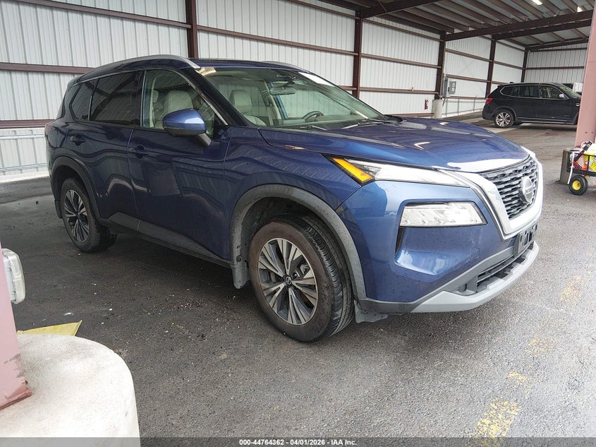 2021 Nissan Rogue VIN JN8AT3BB1MW235882 IAAI salvage auction — HAIL, Salvage (Missouri), sold $6,800 on 2026-07-09 (photo 1)