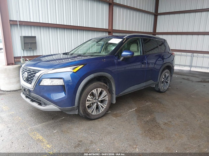 2021 Nissan Rogue VIN JN8AT3BB1MW235882 IAAI salvage auction — HAIL, Salvage (Missouri), sold $6,800 on 2026-07-09 (photo 2)