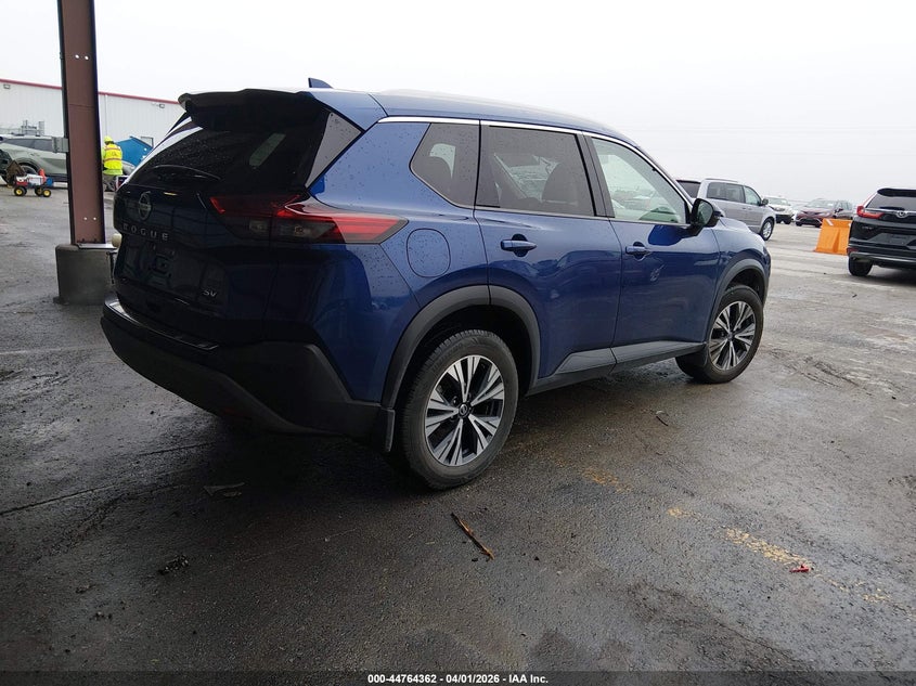 2021 Nissan Rogue VIN JN8AT3BB1MW235882 IAAI salvage auction — HAIL, Salvage (Missouri), sold $6,800 on 2026-07-09 (photo 4)