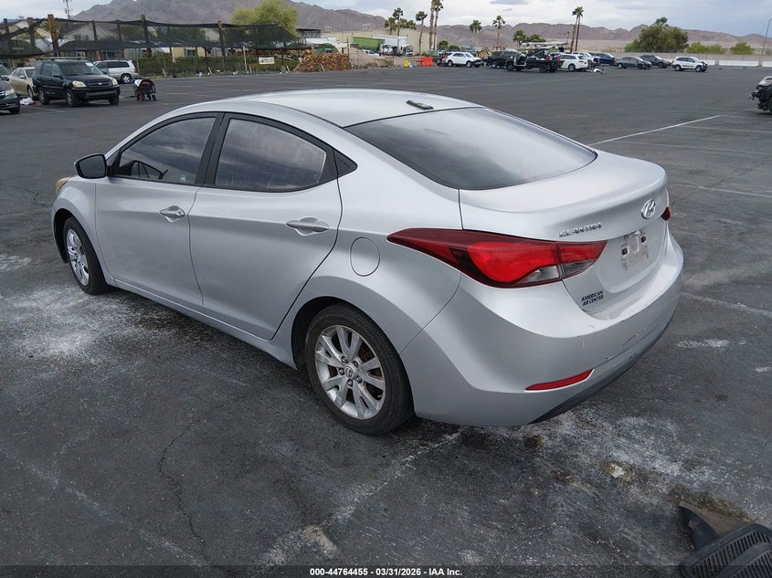 2016 Hyundai Elantra VIN 5NPDH4AE9GH682210 IAAI salvage auction — FRONT END, Wait Title, sold $1,150 on 2026-07-24 (photo 3)