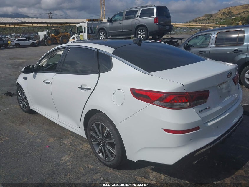 2019 Kia Optima VIN 5XXGU4L12KG337236 IAAI salvage auction — FRONT END, Wait Title, sold $1,225 on 2026-07-15 (photo 3)