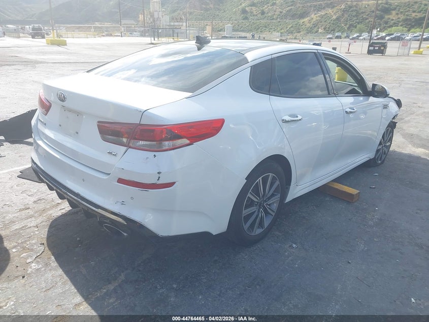 2019 Kia Optima VIN 5XXGU4L12KG337236 IAAI salvage auction — FRONT END, Wait Title, sold $1,225 on 2026-07-15 (photo 4)