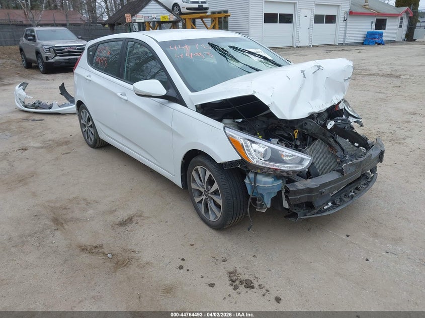 2017 Hyundai Accent VIN KMHCU5AE7HU345325 IAAI salvage auction — FRONT END, Salvage (Maine), sold $275 on 2026-07-06 (photo 1)